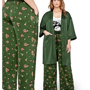 Jordan Woods wide leg satin pants